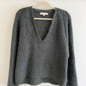 Lovestitch Charcoal V-Neck Sweater
